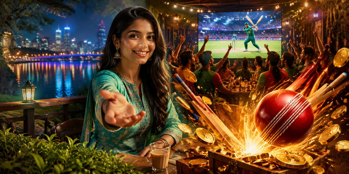 ঢাকায় চা বাগানের পাশে ক্রিকেট বেটিং উপভোগরত তরুণ